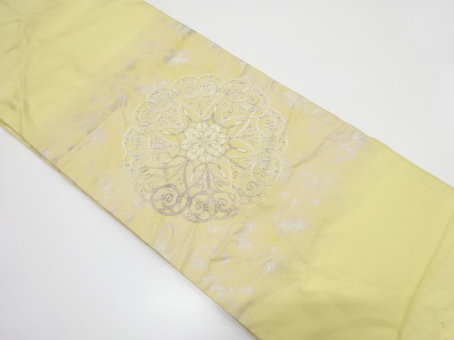 華紋　刺繍　名古屋帯